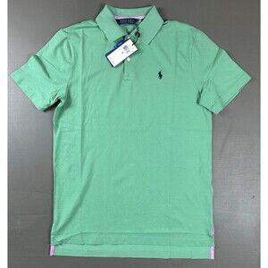 Polo Golf Ralph Lauren Polo Shirt Small Green VIS-DRY Stretch Performance NWT